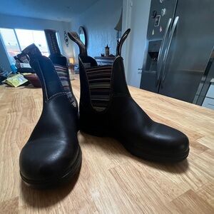 Blundstone Tasmania Australia Women’s Leather US Sz 8 Elastic Sided Boot Black